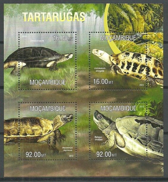Znaczek Mozambik 2013 Mi ark 6667-6670 Czyste **