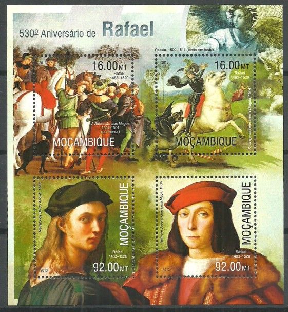 Znaczek Mozambik 2013 Mi ark 6712-6715 Czyste **