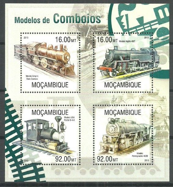 Znaczek Mozambik 2013 Mi ark 6762-6765 Czyste **