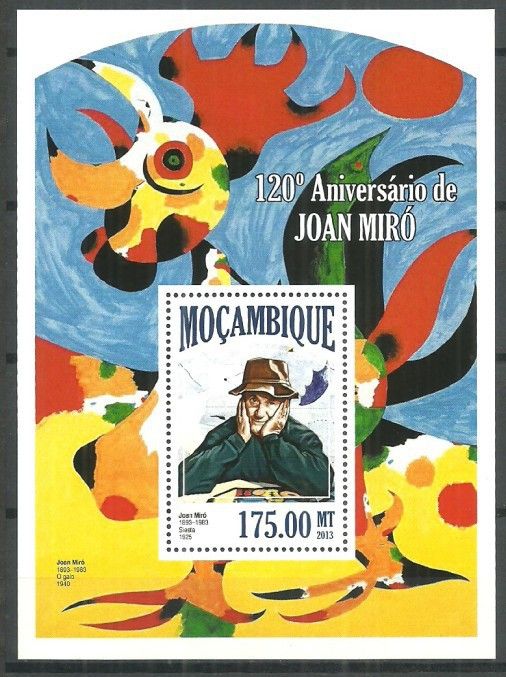 Znaczek Mozambik 2013 Mi bl 812 Czyste **