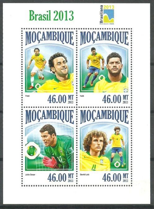 Znaczek Mozambik 2013 Mi ark 6932-6935 Czyste **