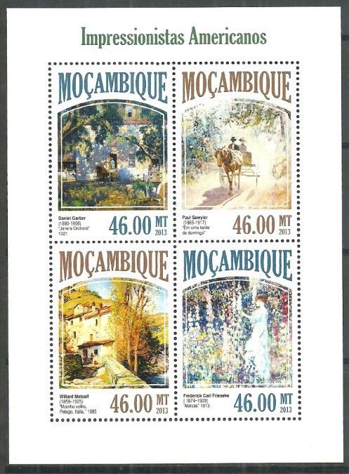 Znaczek Mozambik 2013 Mi ark 7022-7025 Czyste **