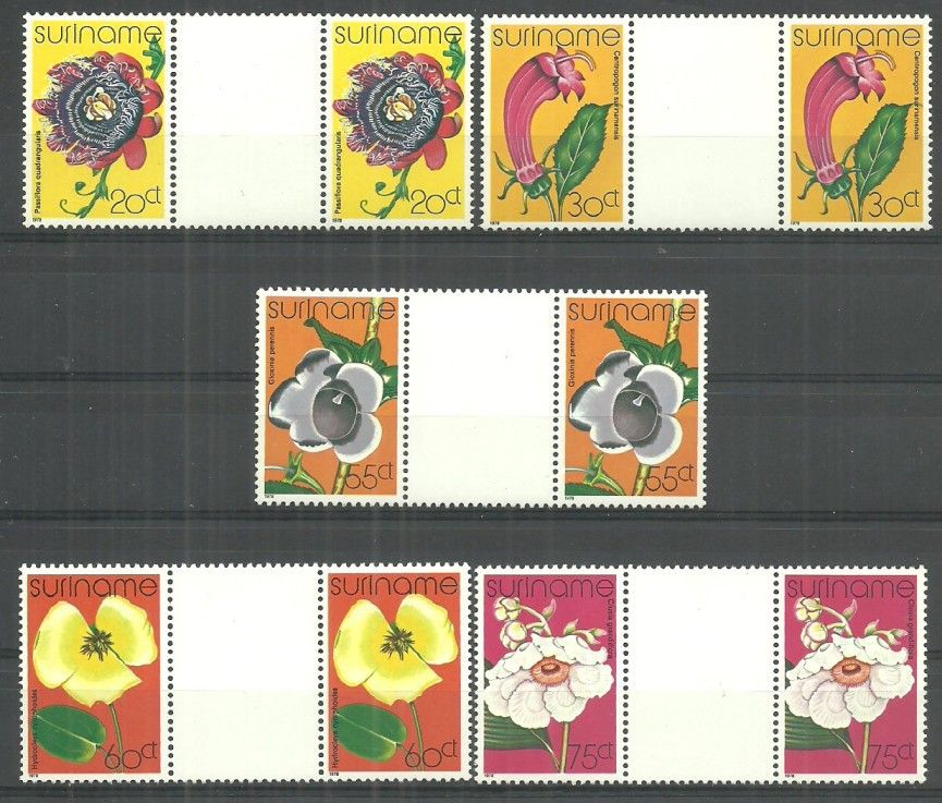 Znaczek Surinam 1978 Mi 807-811 Czyste **