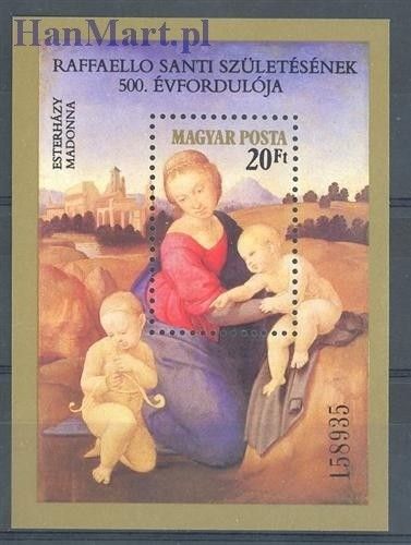 Znaczek Węgry 1983 Mi bl 164 Czyste **