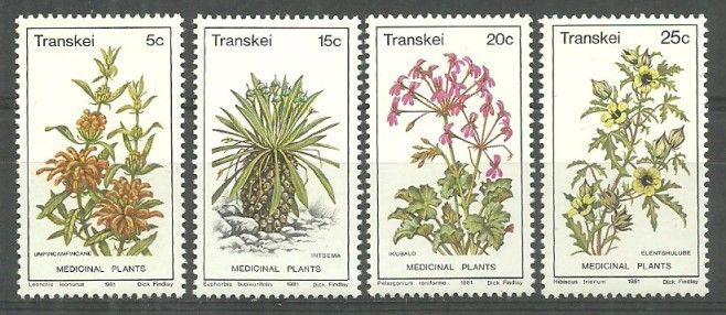 Znaczek Transkei 1981 Mi 88-91 Czyste **