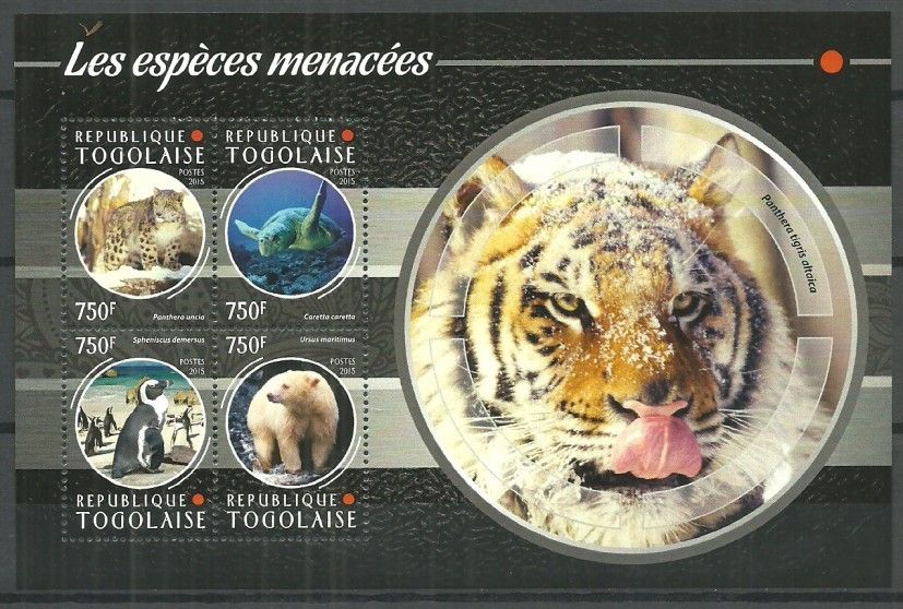 Znaczek Togo 2015 Mi ark 6699-6702 Czyste **