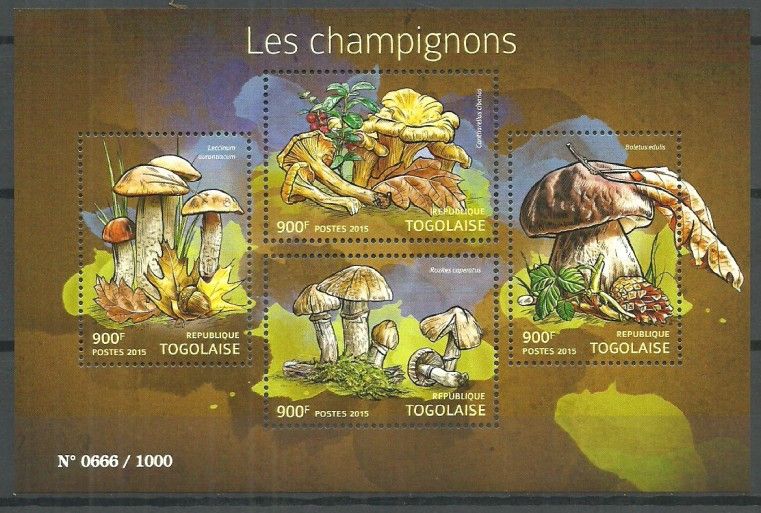 Znaczek Togo 2015 Mi ark 6862-6865 Czyste **