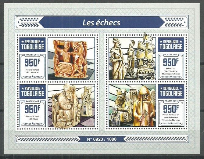 Znaczek Togo 2015 Mi ark 7147-7150 Czyste **