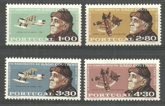 Znaczek Portugalia 1969 Mi 1084-1087 Czyste **