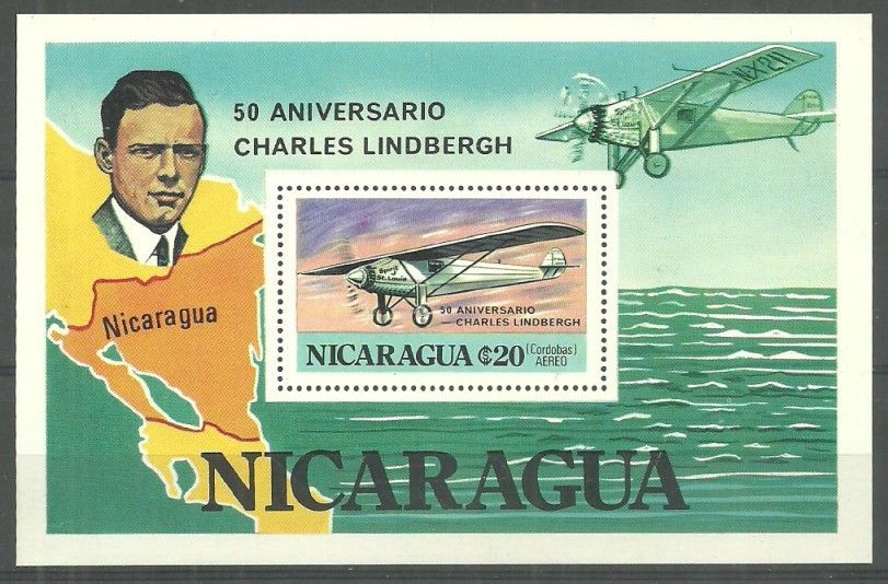 Znaczek Nikaragua 1977 Mi bl 101 Czyste **
