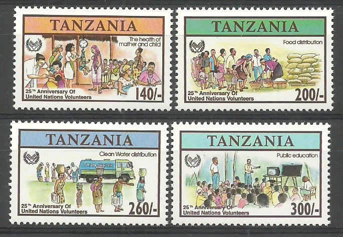 Znaczek Tanzania 1996 Mi 2484-2487 Czyste **