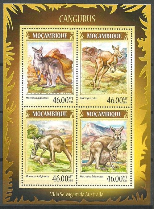 Znaczek Mozambik 2014 Mi ark 7305-7308 Czyste **