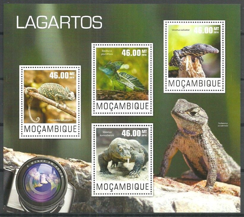 Znaczek Mozambik 2014 Mi ark 7585-7588 Czyste **
