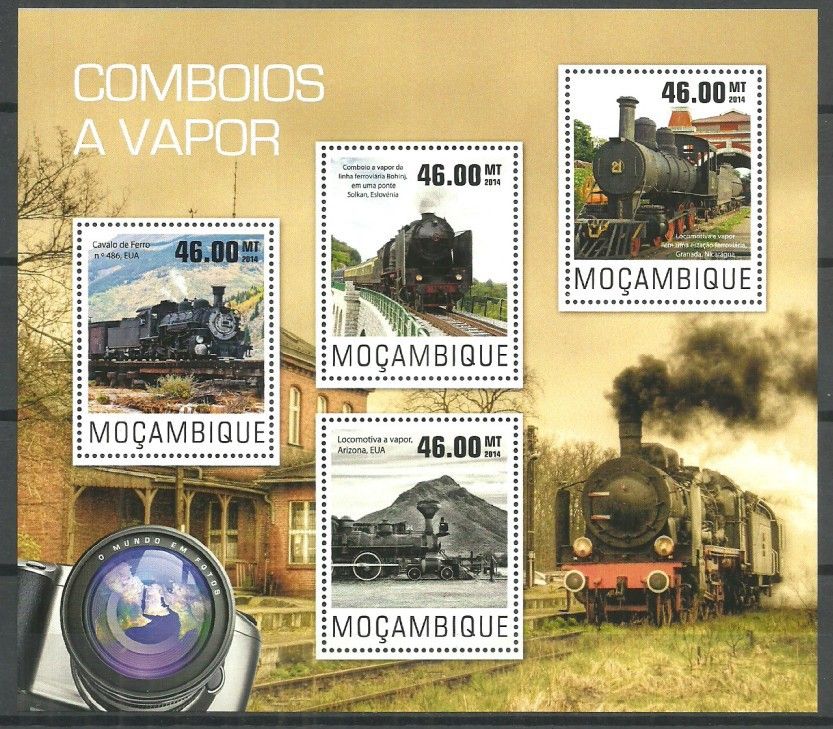 Znaczek Mozambik 2014 Mi ark 7660-7663 Czyste **