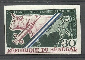 Znaczek Senegal 1968 Mi 384B Czyste **