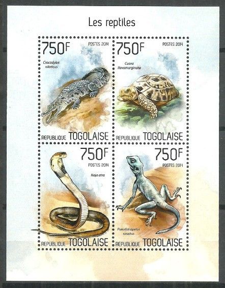 Znaczek Togo 2014 Mi ark 5692-5695 Czyste **