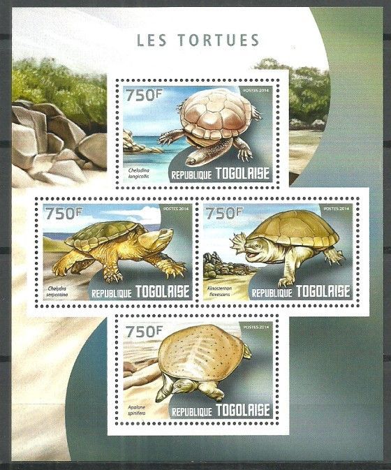 Znaczek Togo 2014 Mi ark 6006-6009 Czyste **
