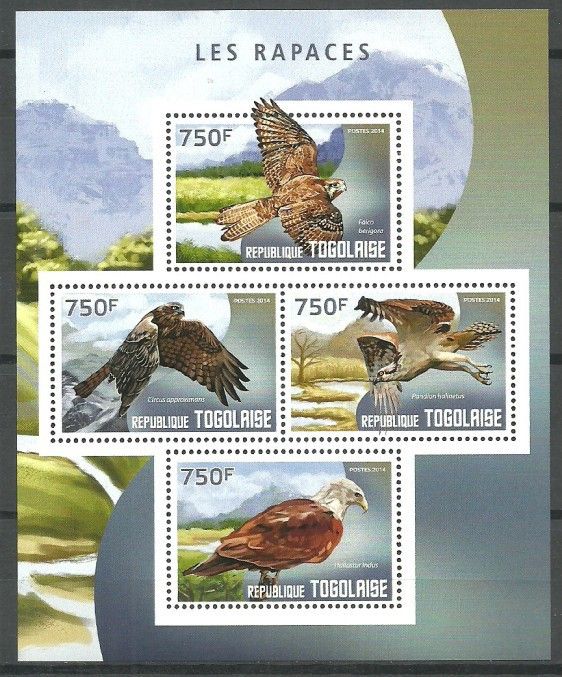 Znaczek Togo 2014 Mi ark 6011-6014 Czyste **
