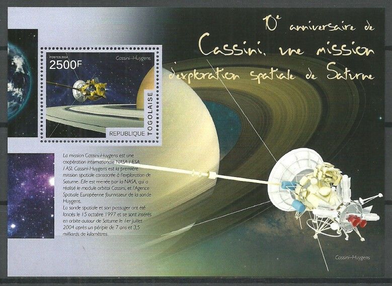 Znaczek Togo 2014 Mi bl 1058 Czyste **