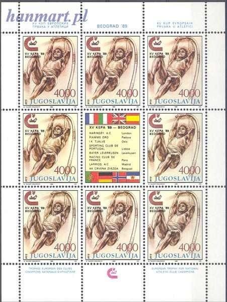 Znaczek Jugosławia 1989 Mi ark 2344 Czyste **