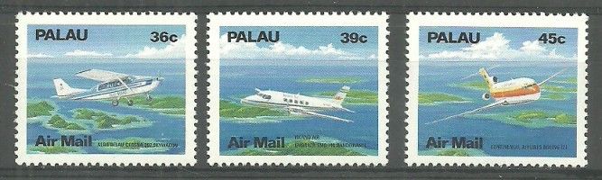 Znaczek Palau 1989 Mi 278-280A Czyste **