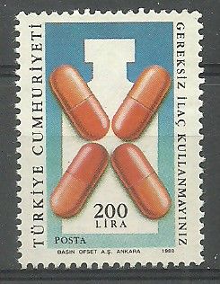 Znaczek Turcja 1988 Mi 2811 Czyste **