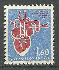 Znaczek Czechosłowacja 1964 Mi 1482 Czyste **
