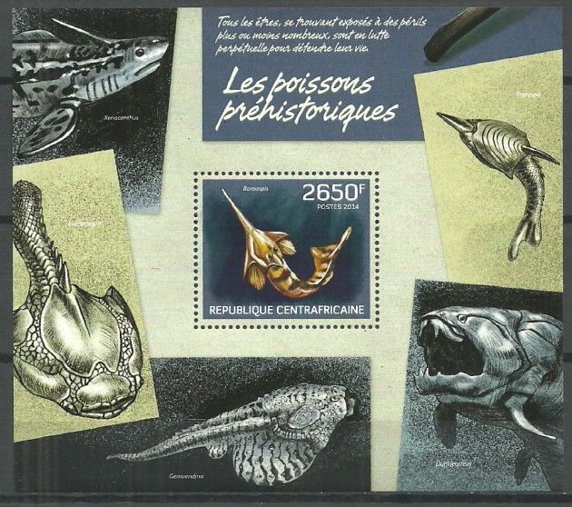 Znaczek Republika Środkowoafrykańska 2014 Mi bl 1137 Czyste **