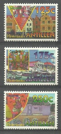 Znaczek Antyle Holenderskie 1995 Mi 824-826 Czyste **