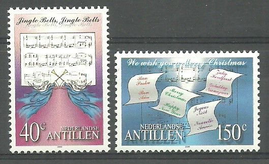 Znaczek Antyle Holenderskie 2000 Mi 1086-1087 Czyste **