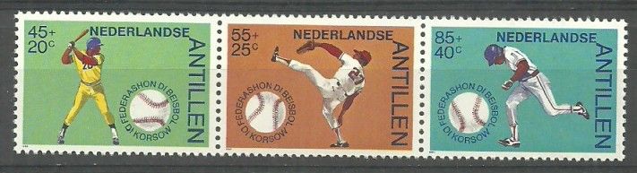 Znaczek Antyle Holenderskie 1984 Mi 521-523C Czyste **