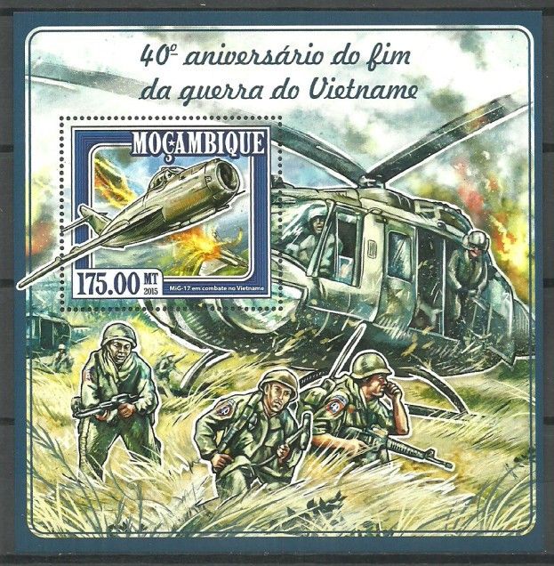 Znaczek Mozambik 2015 Mi bl 1003 Czyste **