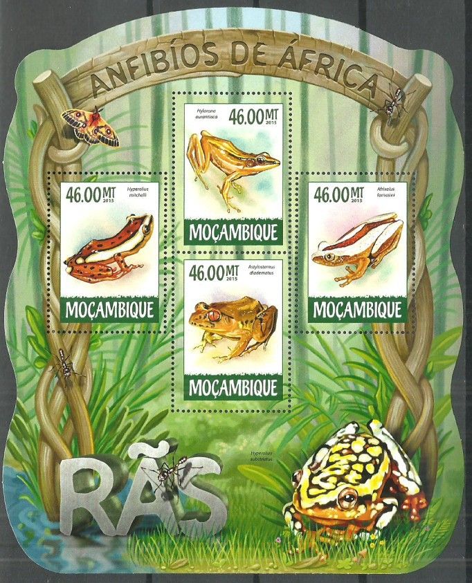Znaczek Mozambik 2015 Mi ark 7864-7867 Czyste **