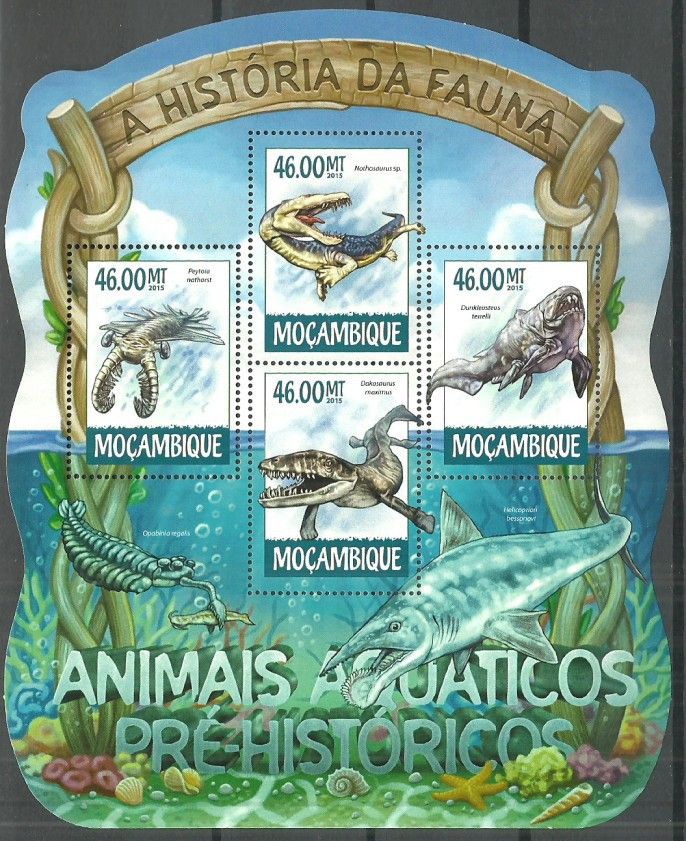 Znaczek Mozambik 2015 Mi ark 7869-7872 Czyste **
