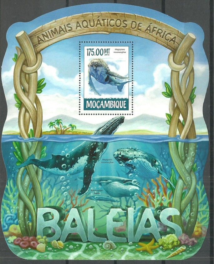 Znaczek Mozambik 2015 Mi bl 1027 Czyste **