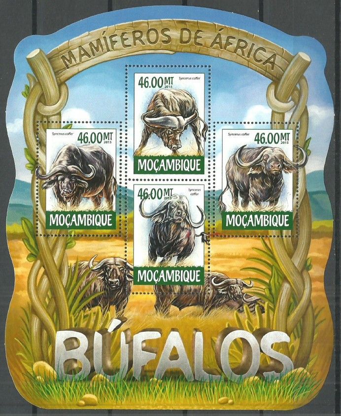 Znaczek Mozambik 2015 Mi ark 7954-7957 Czyste **