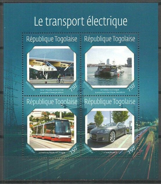 Znaczek Togo 2014 Mi ark 6309-6312 Czyste **