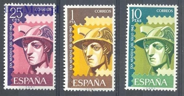 Znaczek Hiszpania 1962 Mi 1318-1320 Czyste **