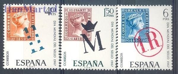 Znaczek Hiszpania 1967 Mi 1685-1687 Czyste **