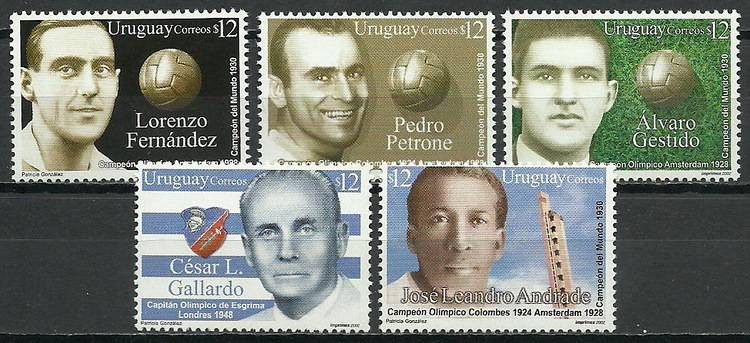 Znaczek Urugwaj 2002 Mi 2674-2678 Czyste **