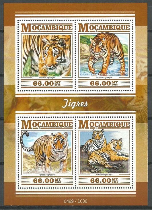 Znaczek Mozambik 2015 Mi ark 8029-8032 Czyste **