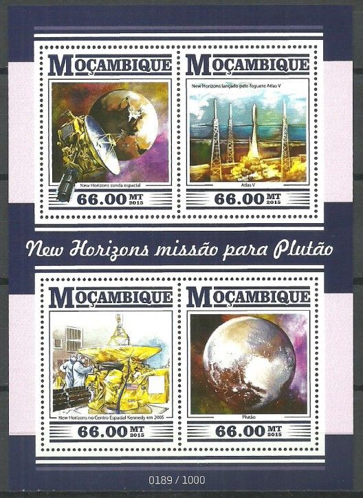 Znaczek Mozambik 2015 Mi ark 8084-8087 Czyste **