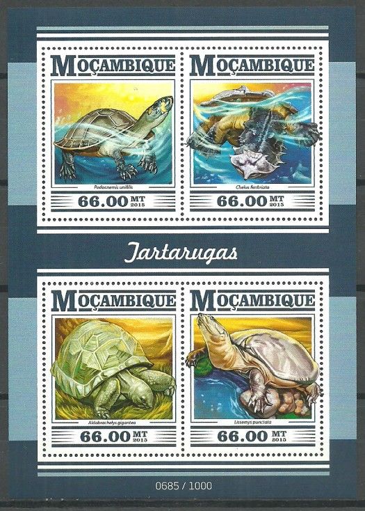 Znaczek Mozambik 2015 Mi ark 8149-8152 Czyste **