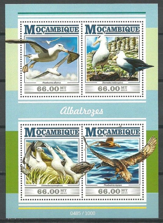Znaczek Mozambik 2015 Mi ark 8164-8167 Czyste **