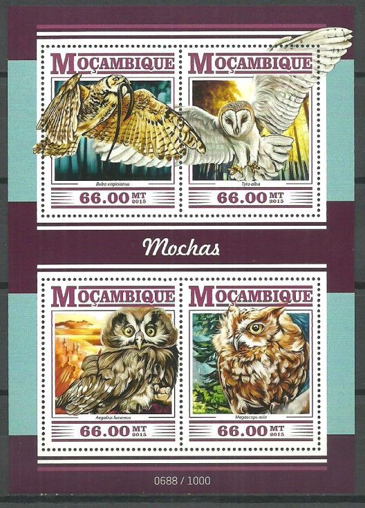 Znaczek Mozambik 2015 Mi ark 8169-8172 Czyste **