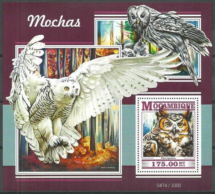 Znaczek Mozambik 2015 Mi bl 1074 Czyste **