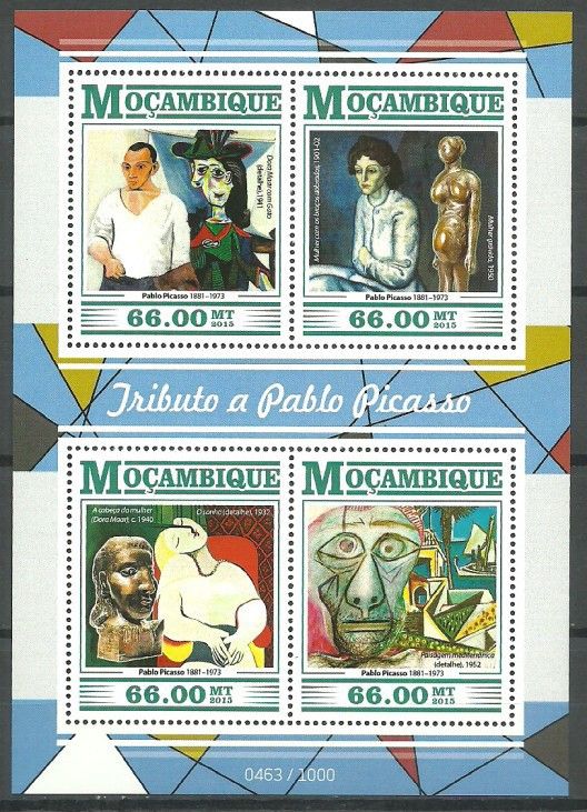 Znaczek Mozambik 2015 Mi ark 8224-8227 Czyste **