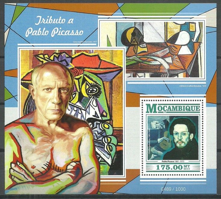 Znaczek Mozambik 2015 Mi bl 1085 Czyste **