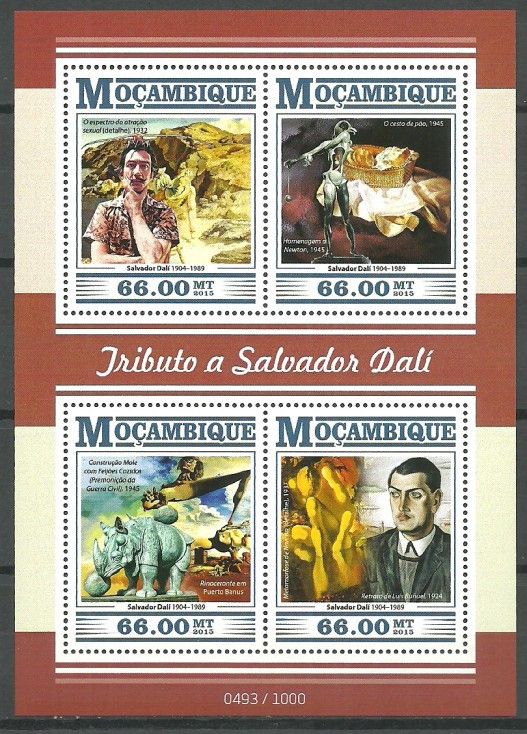 Znaczek Mozambik 2015 Mi ark 8229-8232 Czyste **