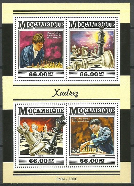 Znaczek Mozambik 2015 Mi ark 8249-8252 Czyste **